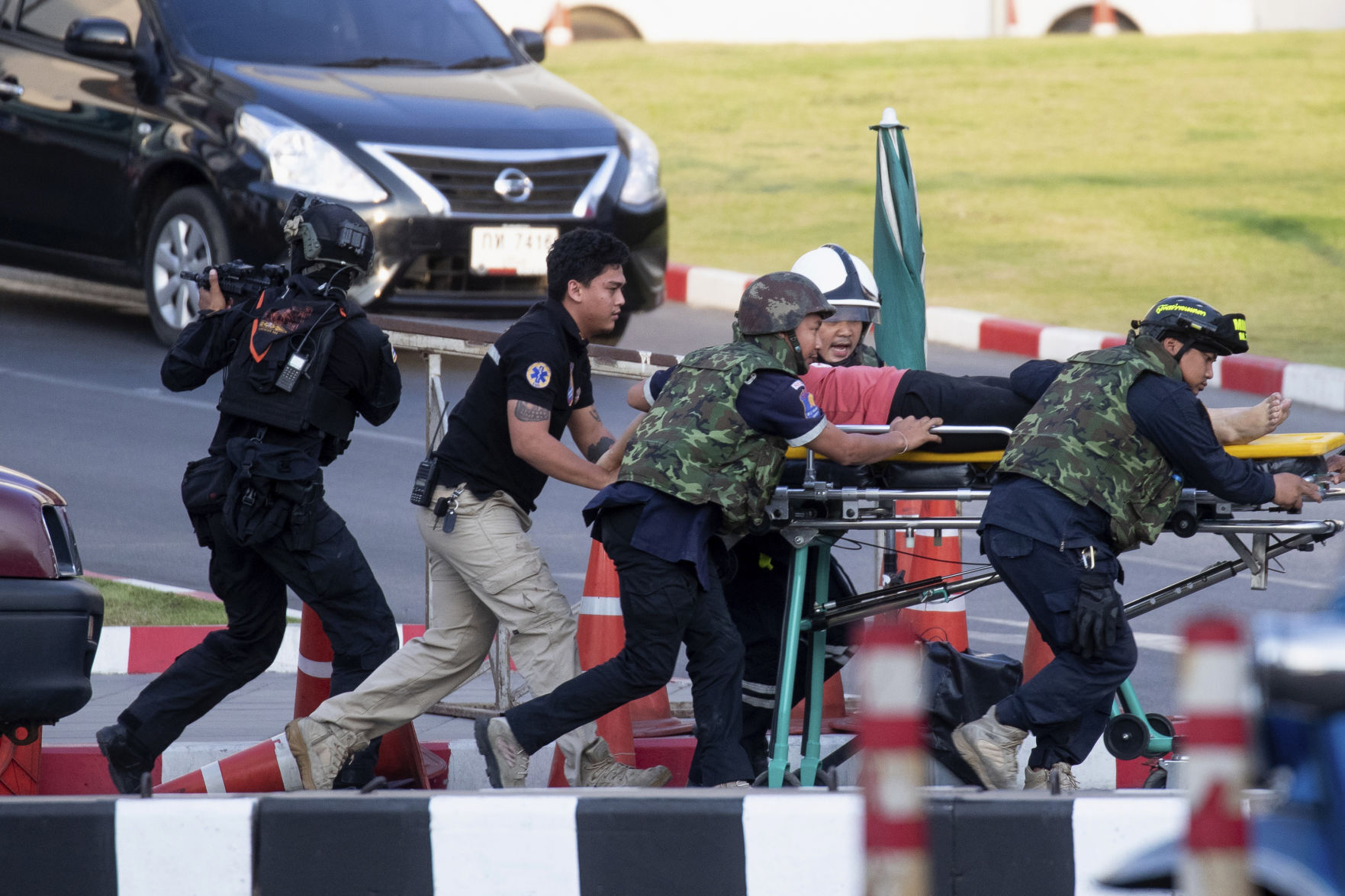 APTOPIX Thailand Shooting